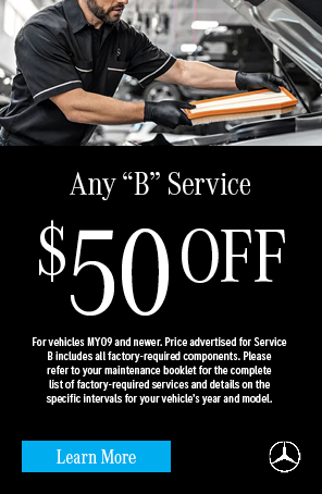 Coupon for Any "B" Service $50 Off